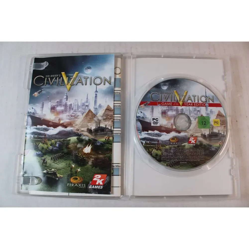 13 games: Various Civilization Personal Computer (PC) games, authentic, nice